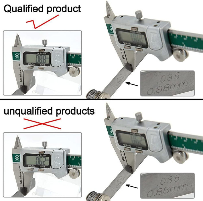 DURAFORCE Spark Plug Gap Tool & 32 Blades Metric Feeler Gauge Gap Filler Measuring Tools