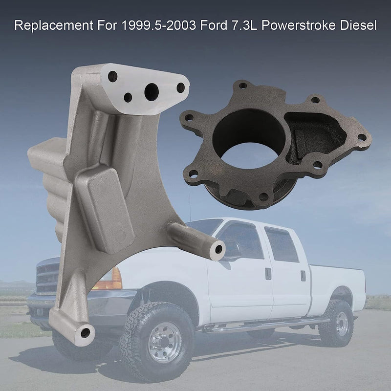 DURAFORCE For 1999.5-2003 Ford Diesel 7.3 7.3L 99.5-03 Turbo Pedestal &Exhaust Housing Kit