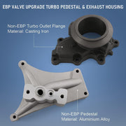 DURAFORCE For 1999.5-2003 Ford Diesel 7.3 7.3L 99.5-03 Turbo Pedestal &Exhaust Housing Kit