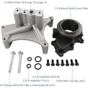 DURAFORCE For 1999.5-2003 Ford Diesel 7.3 7.3L 99.5-03 Turbo Pedestal &Exhaust Housing Kit