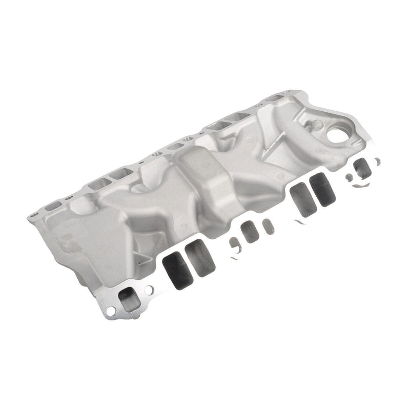 DURAFORCE Aluminum Dual Plane Intake Manifold for SBC Small Block Chevy 350 400 1955-1995
