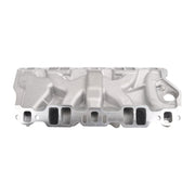 DURAFORCE Aluminum Dual Plane Intake Manifold for SBC Small Block Chevy 350 400 1955-1995