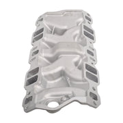 DURAFORCE Aluminum Dual Plane Intake Manifold for SBC Small Block Chevy 350 400 1955-1995