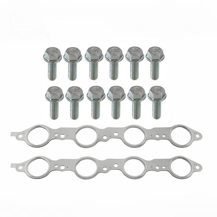 DURAFORCE For LS Steel MLS Exhaust Manifold Header Gaskets LS1 LS3 LQ4 LM7 4.8 5.3 5.7 6.0