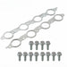 DURAFORCE For LS Steel MLS Exhaust Manifold Header Gaskets LS1 LS3 LQ4 LM7 4.8 5.3 5.7 6.0