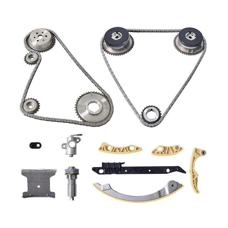 DURAFORCE Timing Chain Kit with Water Pump VVT Gears for GMC Chevy Buick Equinox 2.0L 2.4L
