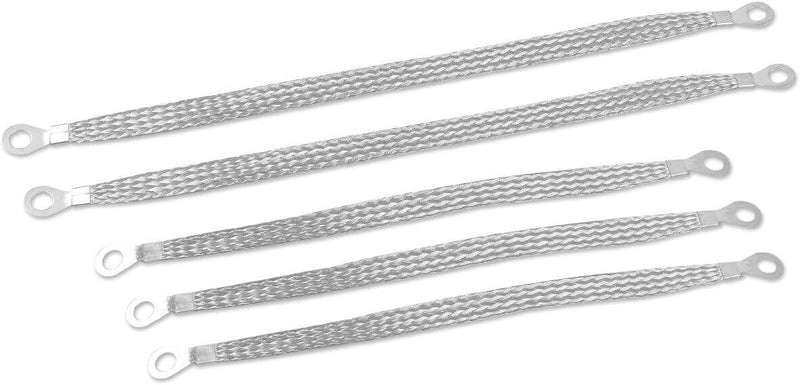 DURAFORCE 5× Universal Automotive Ground Strap Tinned Copper Car Engine Ground Strap Cable