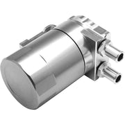 DURAFORCE Oil Catch Can Tank Kit Polish Baffled Reservoir with Breather Filter Universal A