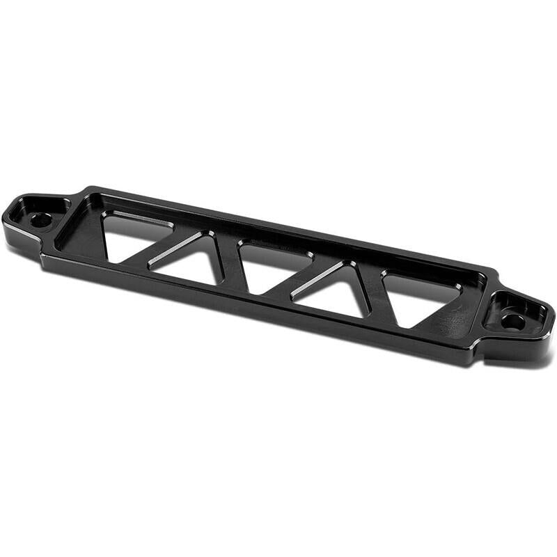 DURAFORCE Aluminum Battery Hold Tie Down Bracket Mount + 10'' Inch J-Hooks Bolts Universal