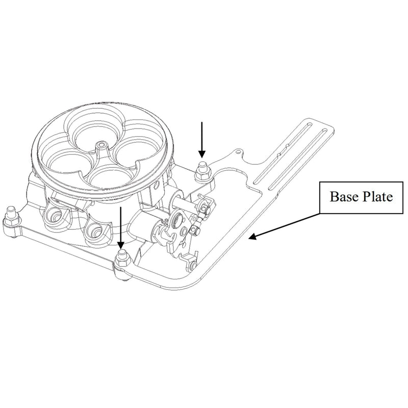 DURAFORCE 304147 For GM 700R4 Transmissions Throttle Carburetor Cable Mount Bracket EZ-EFI