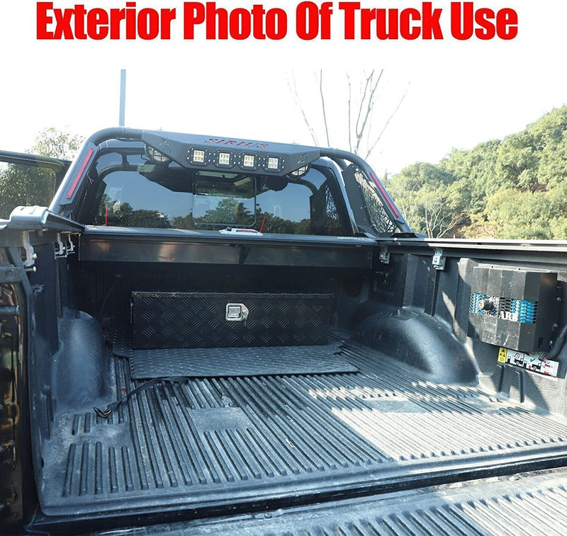 DURAFORCE 39"x13"x10" Aluminum For Pickup Truck Trunk Bed Tool Box Trailer Storage W/ Lock