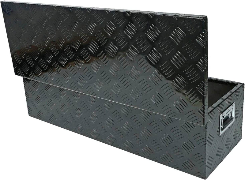 DURAFORCE 39"x13"x10" Aluminum For Pickup Truck Trunk Bed Tool Box Trailer Storage W/ Lock