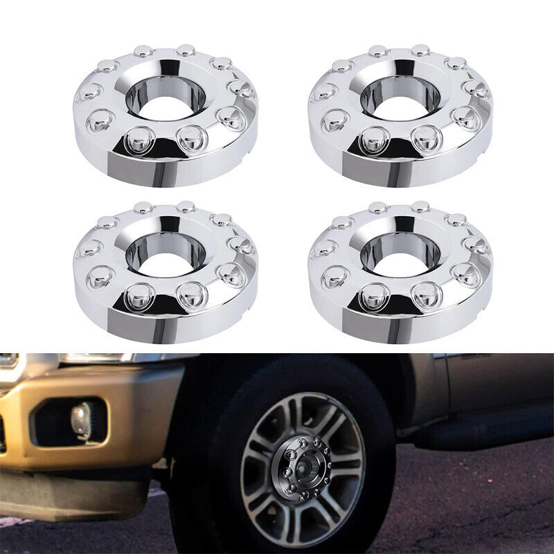 DURAFORCE 4Pcs 19.5 Inch 10 Lug Wheel Hub Center Caps For Ford F450 F550 2005-2016 5C3Z113