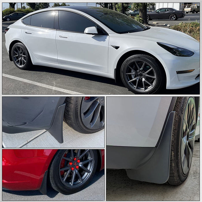 DURAFORCE 4X Wearing Mud Flaps Mudguards Fender Splash Guards For Dodge Challenger R/T SRT