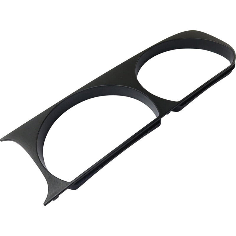 DURAFORCE 1 Pair Left + Right Side Black Headlight Bezel For 2008-2014 Dodge Challenger