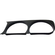 DURAFORCE 1 Pair Left + Right Side Black Headlight Bezel For 2008-2014 Dodge Challenger
