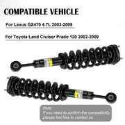 DURAFORCE 4X Front Rear Shock Absorber Strut Assys For Lexus GX470 Toyota Land Cruiser 120