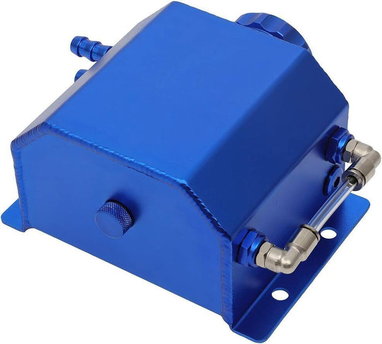 DURAFORCE 1L Aluminum Radiator Coolant Overflow Bottle Water Tank Reservoir with Cap US Ne