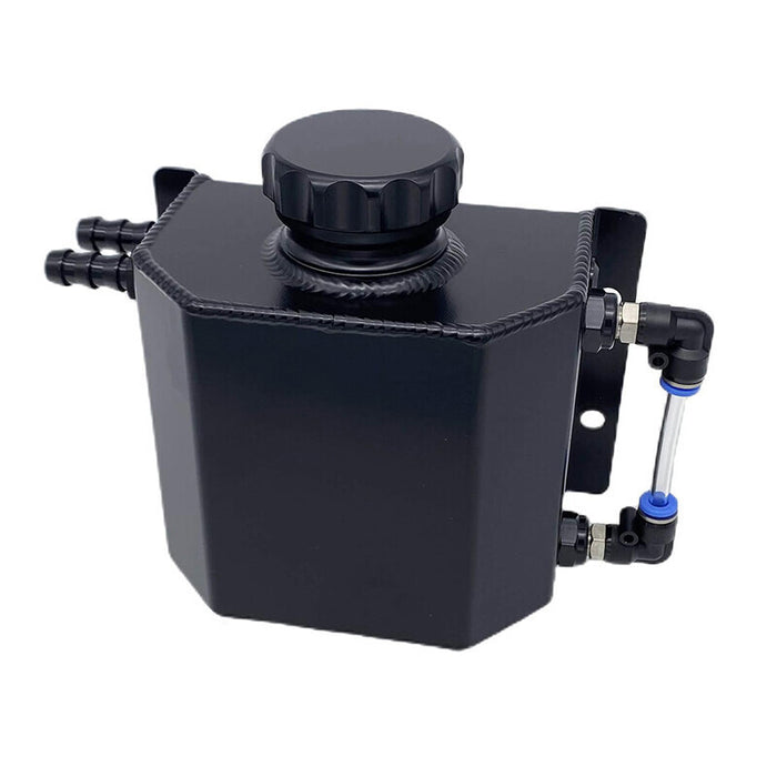 DURAFORCE 1L Aluminum Radiator Coolant Overflow Bottle Water Tank Reservoir with Cap US Ne