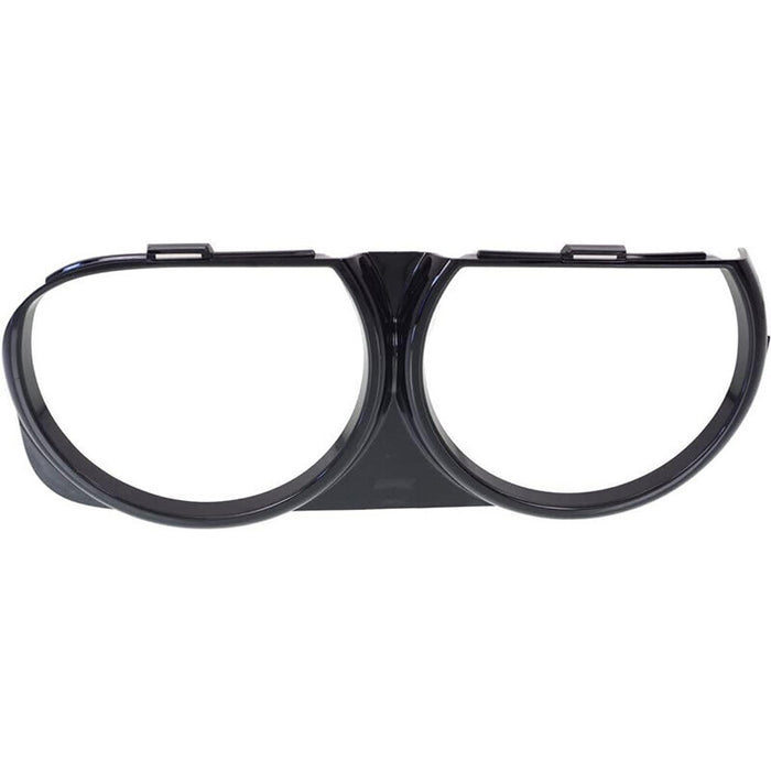 DURAFORCE LH & RH Front Headlight Bezel Lamp Cover Trim Set For 2015-2021 Dodge Challenger