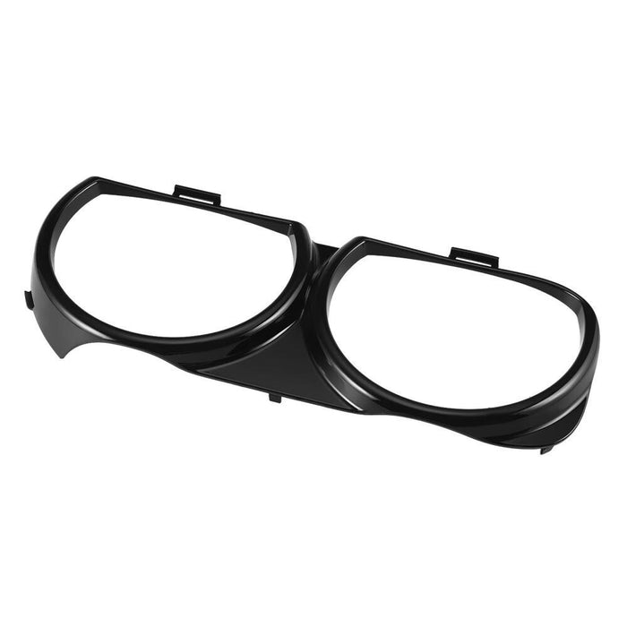 DURAFORCE LH & RH Front Headlight Bezel Lamp Cover Trim Set For 2015-2021 Dodge Challenger