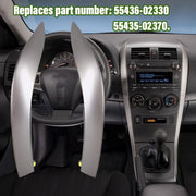 DURAFORCE Car Center Dash Outlet Air Vent Panel Trim Strip for Toyota Corolla 2009-2013