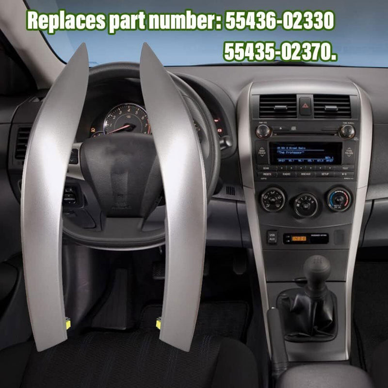 DURAFORCE Car Center Dash Outlet Air Vent Panel Trim Strip for Toyota Corolla 2009-2013
