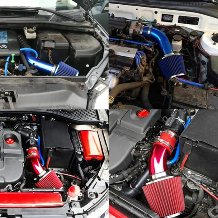 DURAFORCE 3" Cold Air Intake Filter Induction Kit Pipe Power Flow Hose System US New