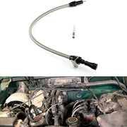 DURAFORCE Flexible Transmission Dipstick Kit For GM Chevy TH-350 TH-400 Turbo SBC BBC Blac