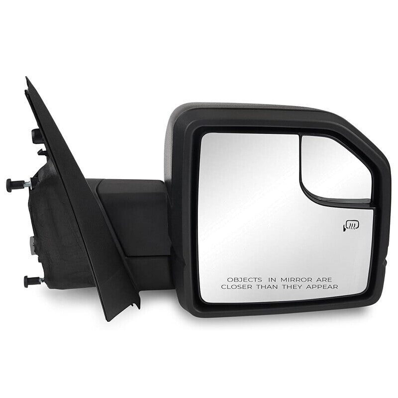 DURAFORCE Passenger Right Side Mirror For 15-2020 Ford F-150 Black Power Heated+LED Signal