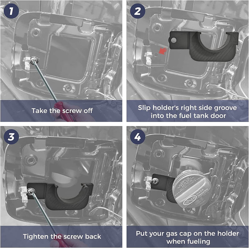 DURAFORCE For 2016-2023 Toyota Tacoma Gas Cap Holder Fuel Tank Hook Bracket Accessories