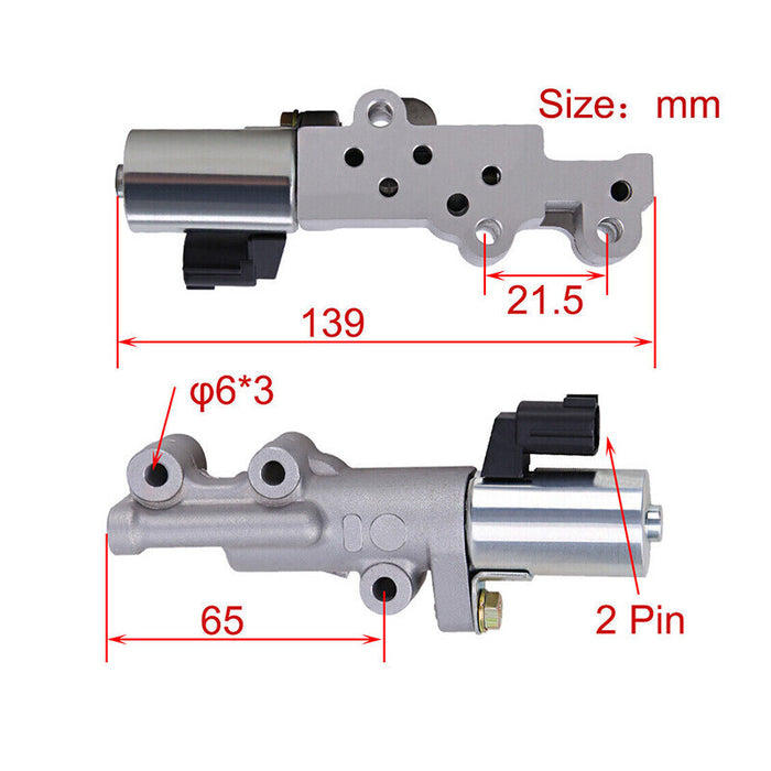 DURAFORCE 2PCS Left & Right VVT Valve Engine Variable Timing Solenoid For Nissan Infiniti