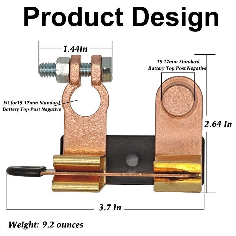DURAFORCE Top Post Knife Blade Master Switch 12V / 24V Battery Disconnect Switch Isolator