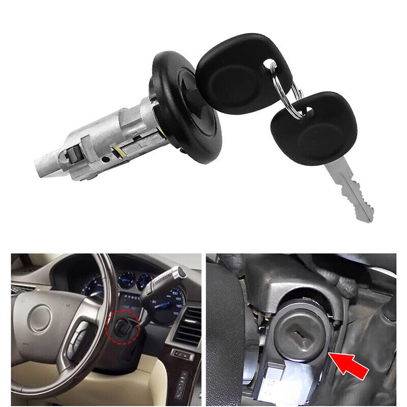 DURAFORCE Ignition Switch Lock Cylinder W/ Keys For Chevy GMC Silverado Tahoe 15298923