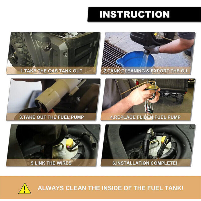 DURAFORCE Fuel Pump Kit Fit For 2009+ Polaris Ranger 500/700/800 EFI 2204306 2520817