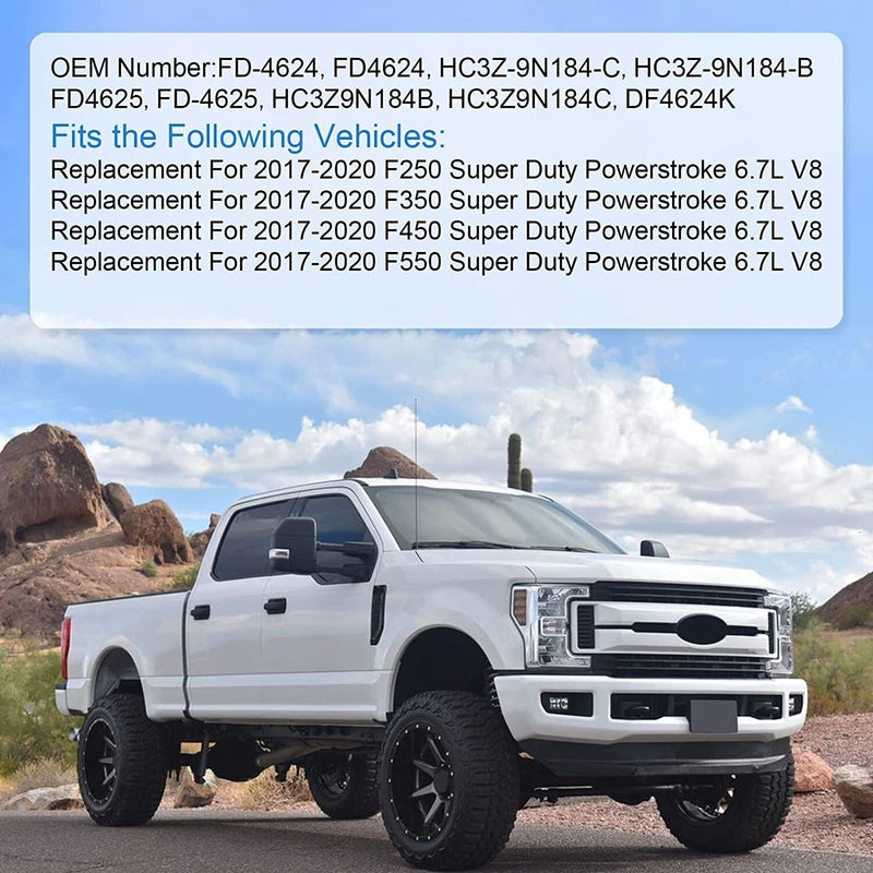 DURAFORCE 6X Fuel/Water Filter Kit For 6.7L Ford Powerstroke 2017-20 FD4625 HC3Z-9N184-C
