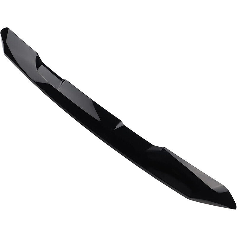 DURAFORCE Fit For 2022-24 GMC Sierra 1500 Front Upper Top Grille Molding Trim Gloss Black