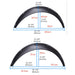 DURAFORCE Universal Car Truck Wheel Fender Flares Cover Wide body Kit wheel arches Black