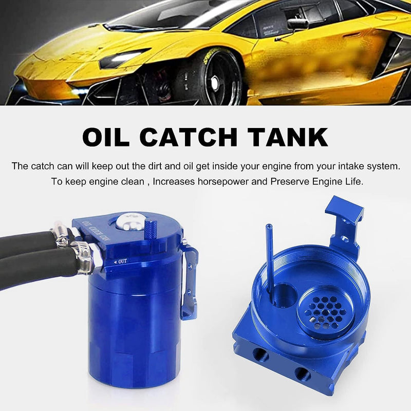DURAFORCE Oil Catch Can Kit with Filter For Ford F150 5.0L 2.7EB 3.5EB 11-22 Expedition