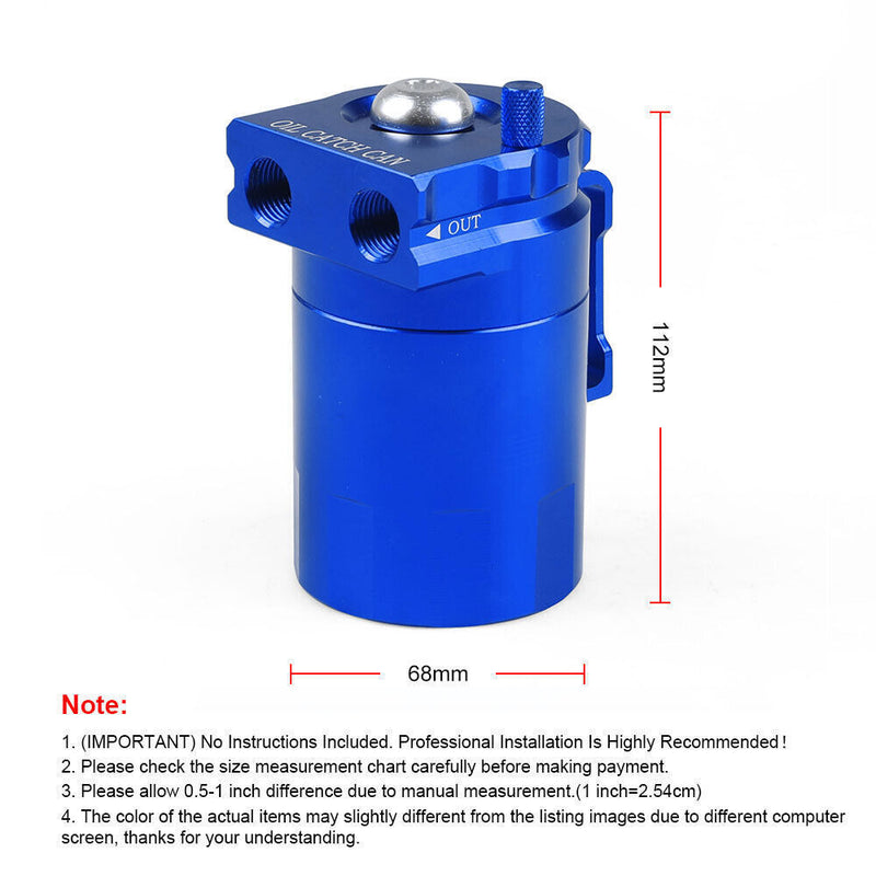 DURAFORCE Oil Catch Can Kit with Filter For Ford F150 5.0L 2.7EB 3.5EB 11-22 Expedition