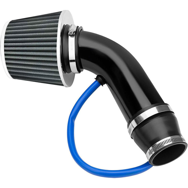 DURAFORCE Aluminum 3" Universal Cold Air Intake Induction Hose Pipe Car Kit Filter