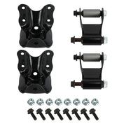 DURAFORCE New Rear Leaf Spring Rear Hanger Bracket and Shackle Kit for Ford Ranger Mazda