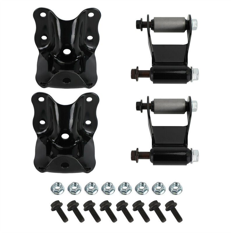 DURAFORCE New Rear Leaf Spring Rear Hanger Bracket and Shackle Kit for Ford Ranger Mazda