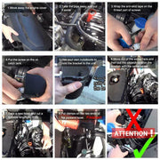 DURAFORCE Car Oil Catch Can Kit Reservoir Baffled Tank with Breather Filter Universal Part