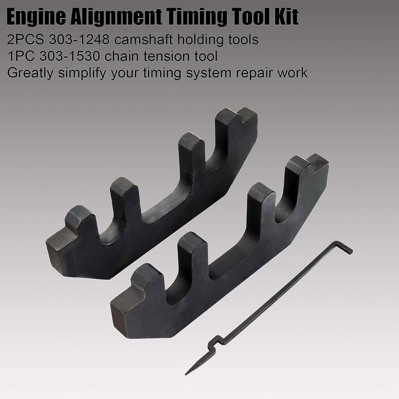 DURAFORCE Camshaft Holding Tool Timing Alignment Holder Tool Kit for Ford 3.5L 3.7L 4V New