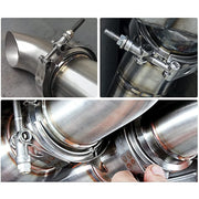 DURAFORCE 4 x 4"inch V-band Clamp Sliver steel Flange Male-Female For Exhaust Downpipe New