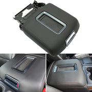 DURAFORCE Leather Center Console Armrest Lid For 2014-2019 Chevrolet Silverado GMC Sierra