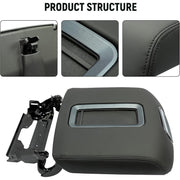 DURAFORCE Leather Center Console Armrest Lid For 2014-2019 Chevrolet Silverado GMC Sierra