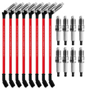 DURAFORCE For Chevy GMC 4.8L 5.3L 6.0L V8 High Performance 8x Spark Plugs & Ignition Wires