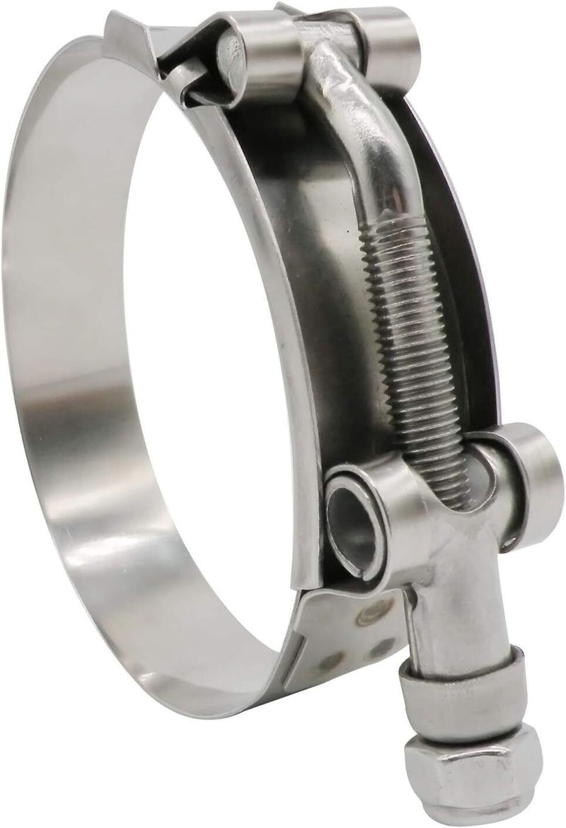 DURAFORCE 10X 3.5" Stainless Steel T-Bolt Hose Clamps Turbo Intake Intercooler Hose